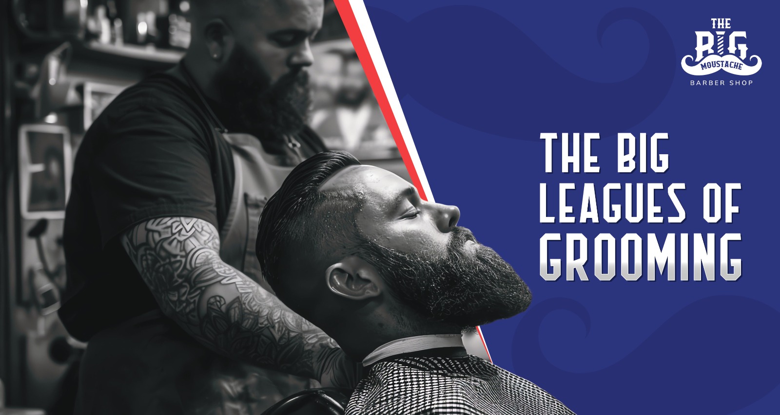 Big Moustache Barbershop team or interior